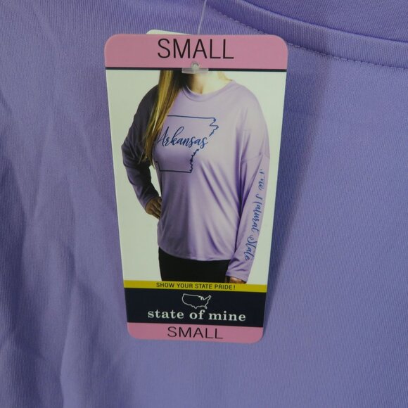 State Of Mine Women's Tennessee Lilac Shirt Small NWT - Picture 4 of 5